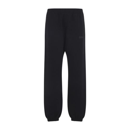 Black Regular Logo Joggers