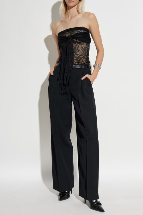 Lace Top, Women's, Black