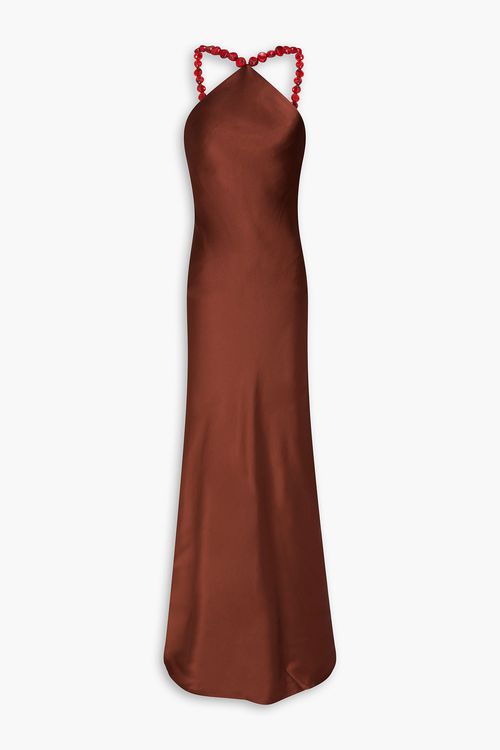 staud cadence dress brown Wynn Dress