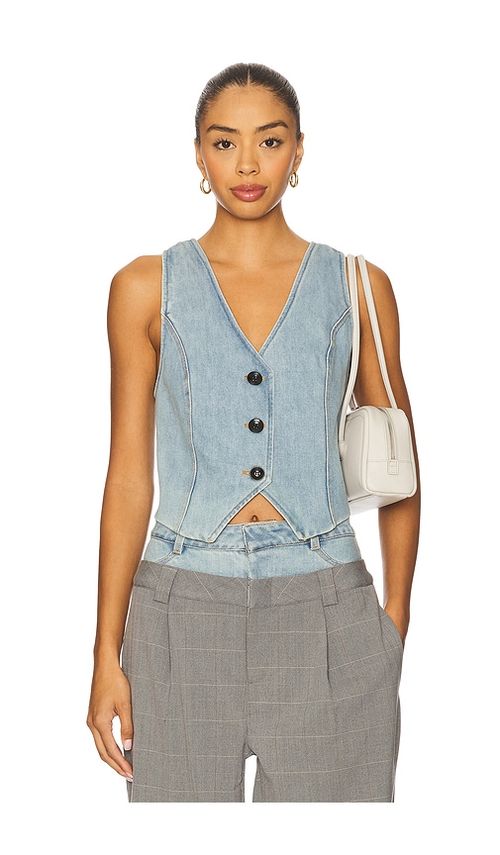 OSIS STUDIO Nana Vest in Blue. S. Also in