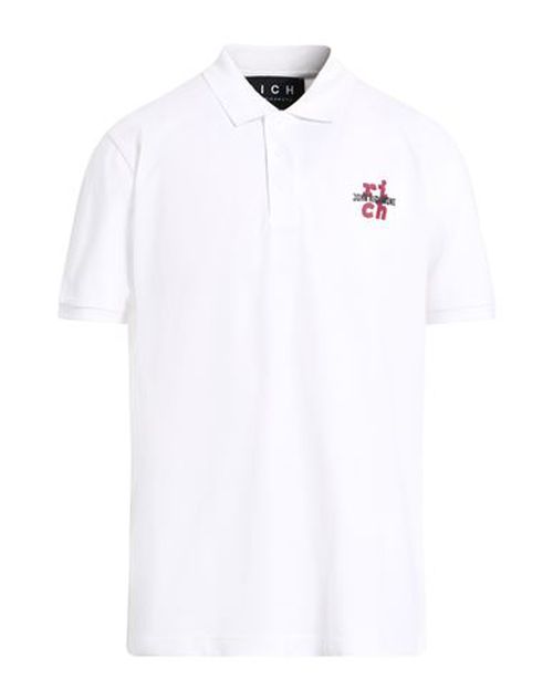 Man Polo shirt White Size L Cotton