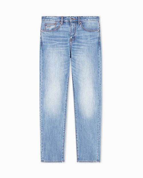 Skinny Jeans in Stretch Denim Classic Blue Wash