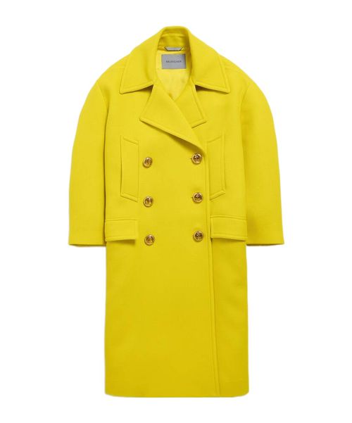 Double-Breasted Long Coat