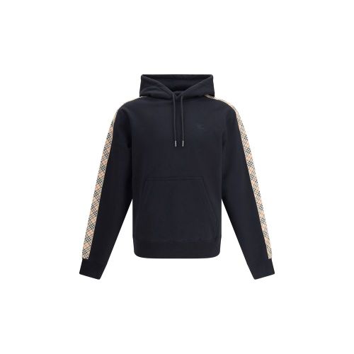 Check Hoodie — Black