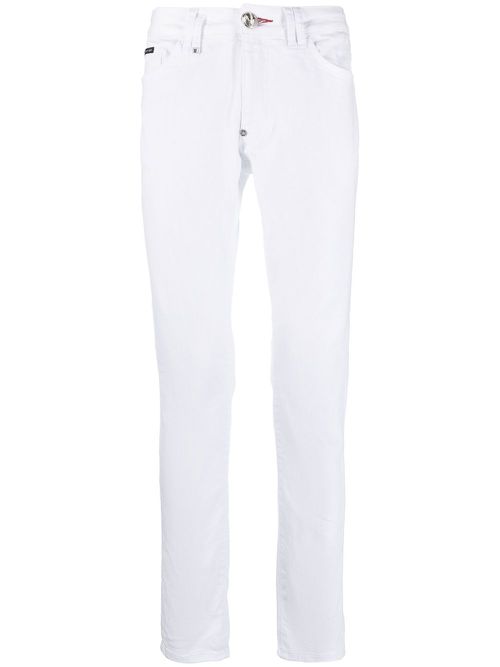 Slim-leg jeans - White