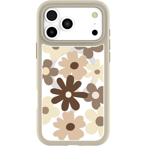 Clear Mocha Poppy iPhone 17 Pro Max Case With London Fog Ridge MagSafe included