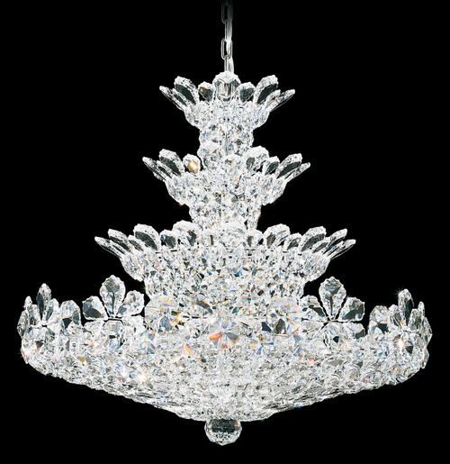 Trilliane 10-Light Chandelier in Stainless Stee