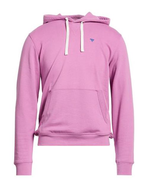 Man Sweatshirt Mauve Size L Cotton, Polyester