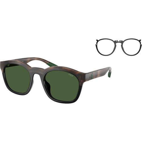 Polo Ralph Lauren Hombre Polo Ralph Lauren PH4243U 607071 Gafas de sol Inyectado Negro Verde Cuadrada Norma
