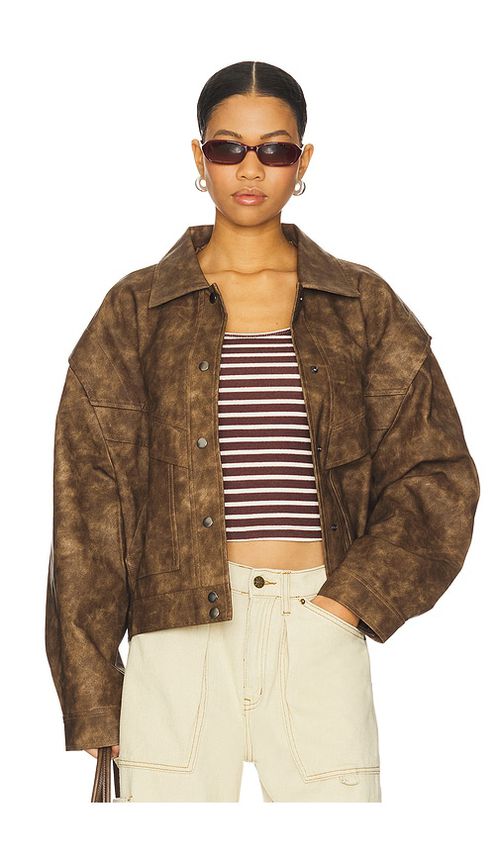 LIONESS JACKE HAILEY in Chocolate. Größe XXS. Also in L, M, S