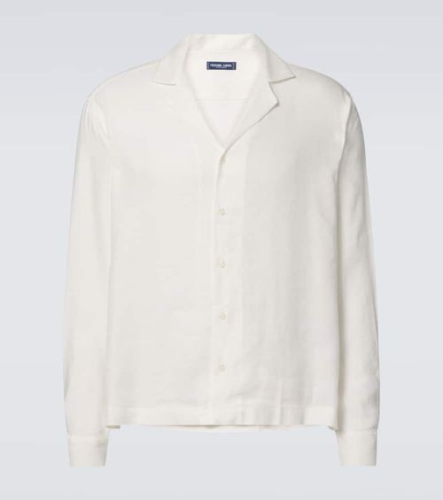 Safra linen-blend shirt