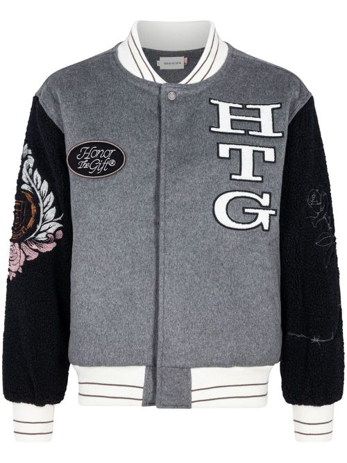 Letterman varsity jacket - Grey