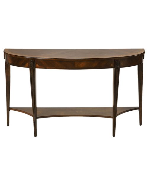 Specialty Company Astor Nutmeg Demilune Console Table