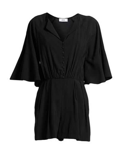 Woman Playsuit Black Size 6 Viscose, Polyester