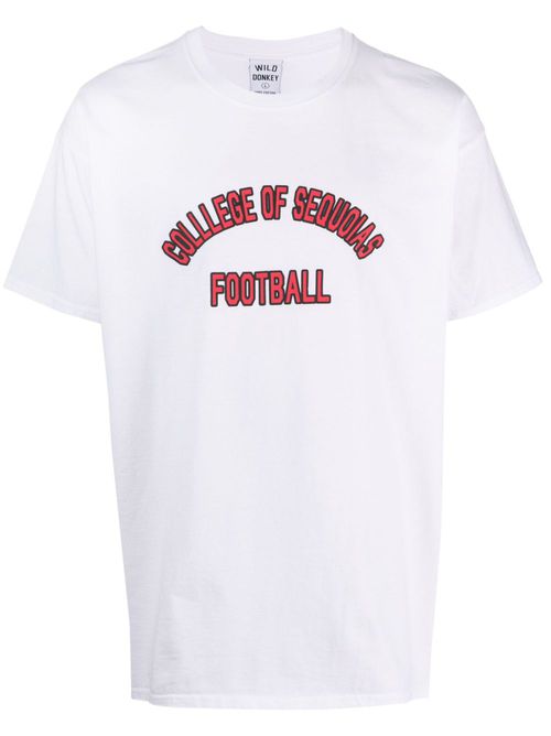 Graphic-print round-neck T-shirt - White