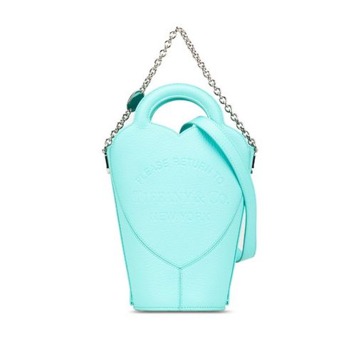 Tiffany Tiffany Blue Leather Handbag Shoulder Bag Pre-Owned