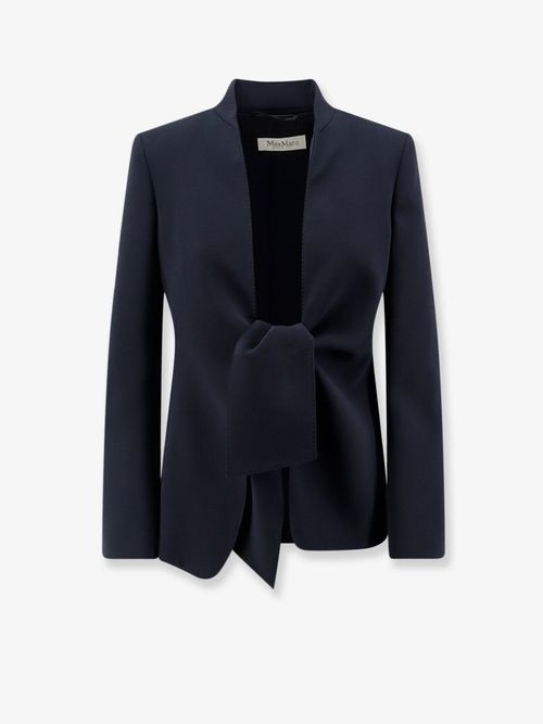 Sculptural Knot Cady Blazer — Blue