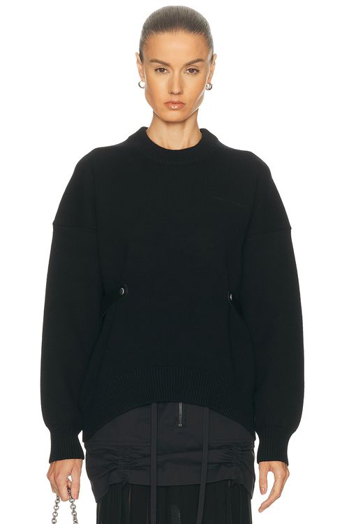 Alexander Wang Crewneck Sweater in Black - Black. XS also in L