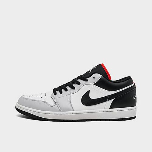 Men's Air Retro 1 Low Casual Shoes in Neutral Grey/Summit White/Infrared