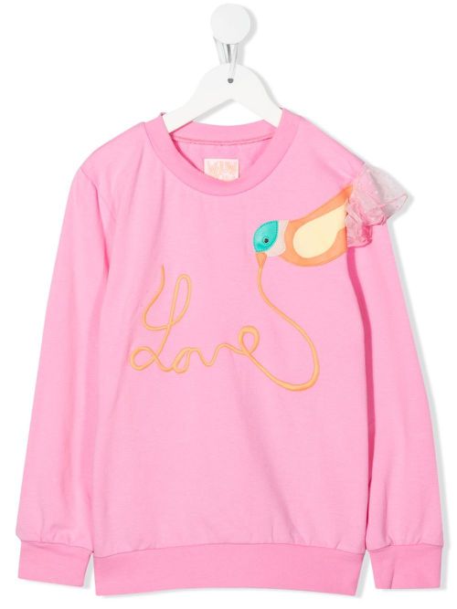 Lucia Love sweatshirt - Pink