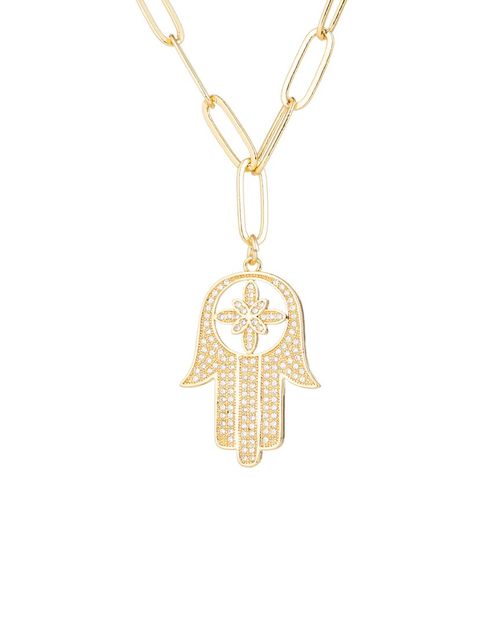 The Luxe Collection Titanium CZ Elah Necklace