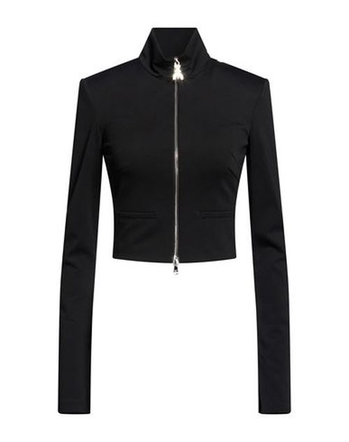 Woman Jacket Black Size 6 Viscose, Polyamide, Elastane