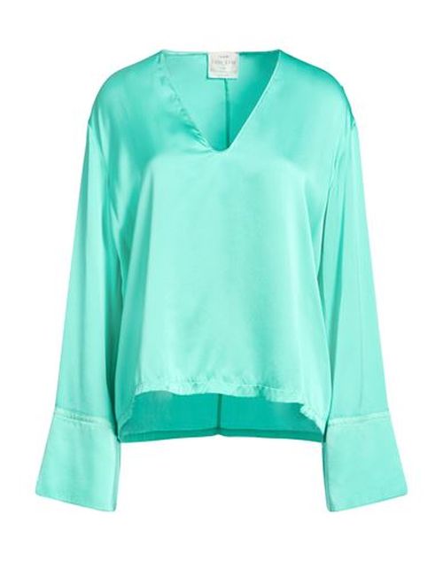 Forte_forte Woman Top Turquoise Size 3 Silk, Elastane
