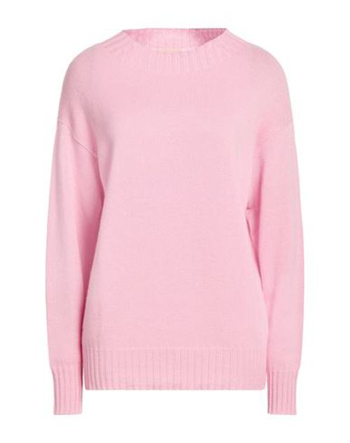 Woman Sweater Pink Size L Cashmere