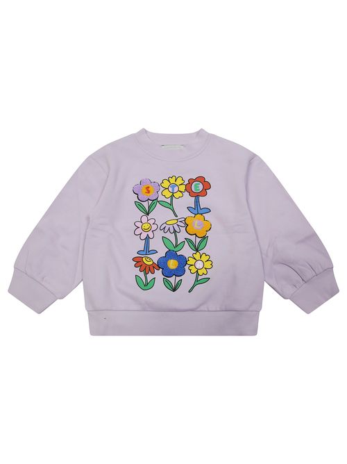 Junior Floral Print Sweatshirt