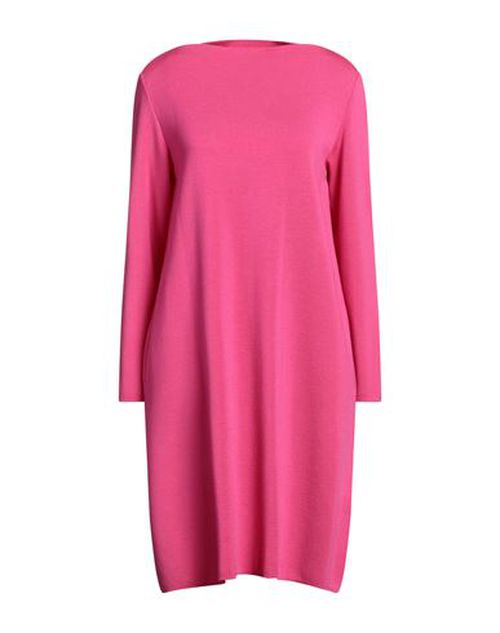 Woman Mini dress Fuchsia Size 2 Merino Wool, Lycra