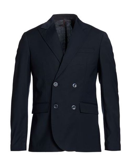 Man Blazer Midnight blue Size 34 Polyester, Wool, Elastane