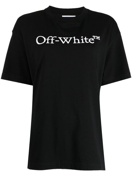 Logo-print short-sleeve T-shirt - Black