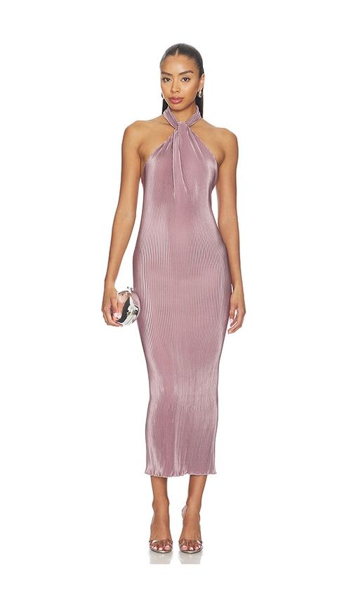 L'IDEE 90's Halter Dress in Rosewood. 6/XS also /S, 10/M