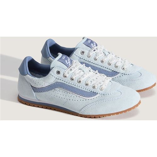 Vans Super Lowpro Suede Womens Light Blue Trainer