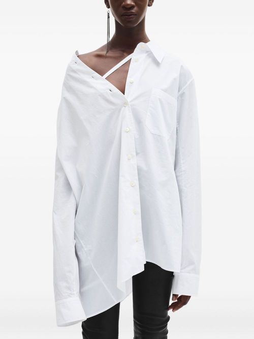 Asymmetric shirt - White