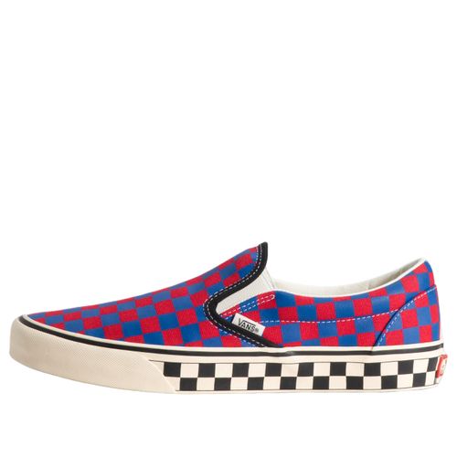 Classic Slip-On Checkerboard 'Red Blue'