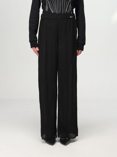 Pants KARL LAGERFELD Woman color Black