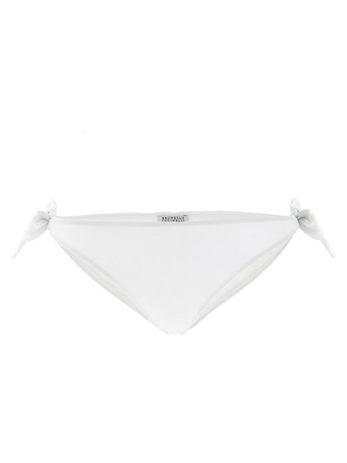 Techno Jersey Bikini Briefs — White