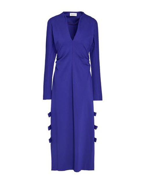 Meimeij Woman Midi dress Purple Size 4 Viscose, Polyamide, Elastane