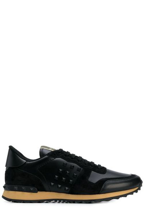 Valentino Garavani Rockstud Lace-Up Sneakers