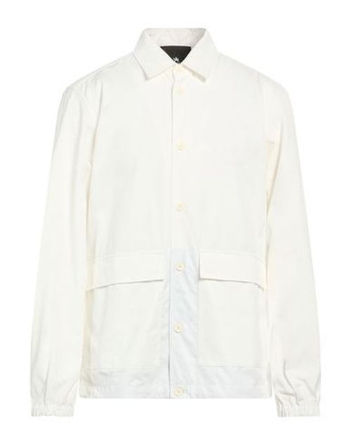 Man Jacket White Size L Cotton