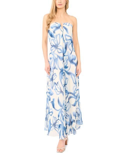 Women's Emerson Strapless Maxi Dress - Bright White/Ultra White