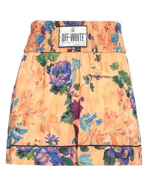 Off-white Woman Shorts & Bermuda Shorts Apricot