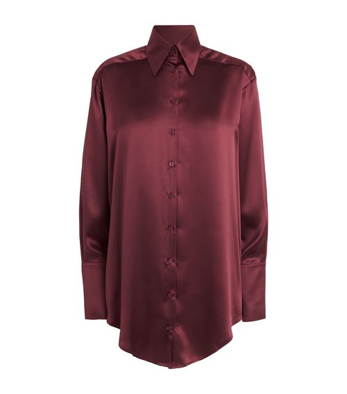 Silk Oversized Shirt