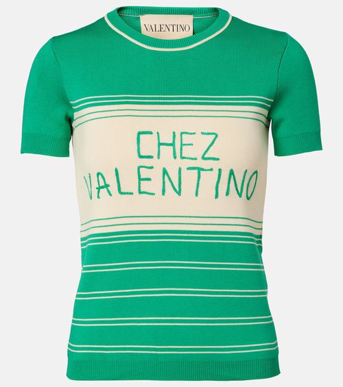 Chez striped cotton top