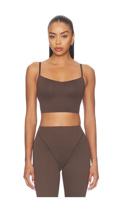 NikeSKIMS Matte Cami Bra in Brown. - M also in