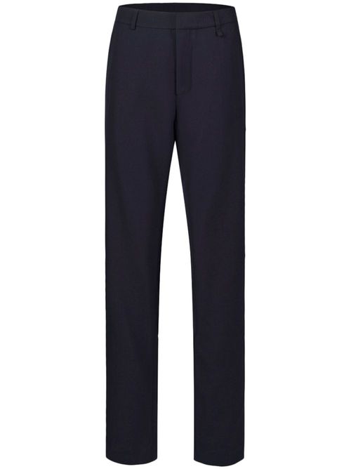 Rear elasticated-waistband tailored trousers - Blue