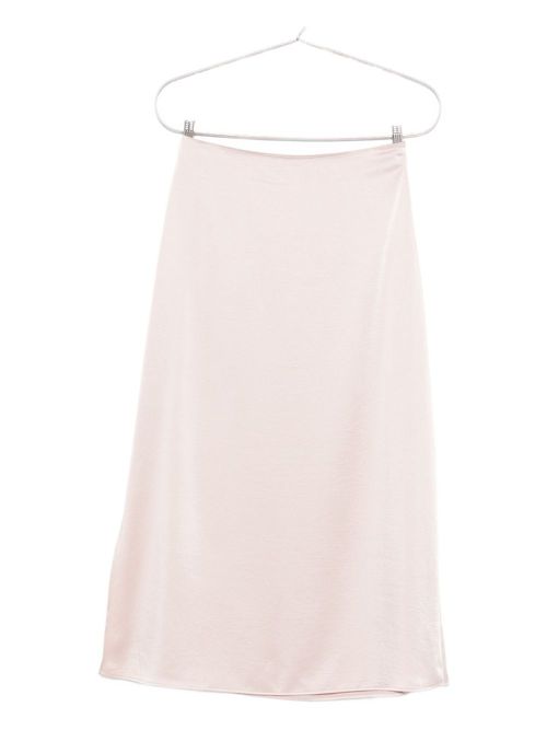Satin-finish skirt - Neutrals