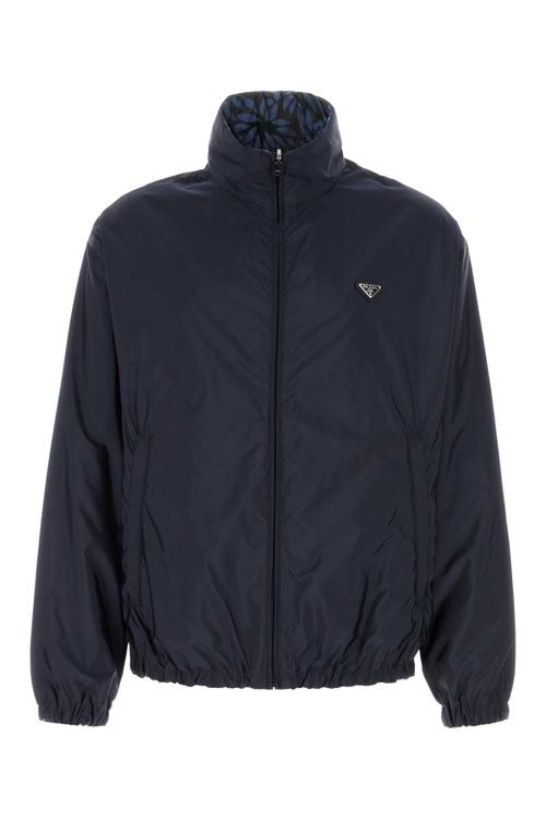 Re-Nylon Reversible Down Jacket — Navy