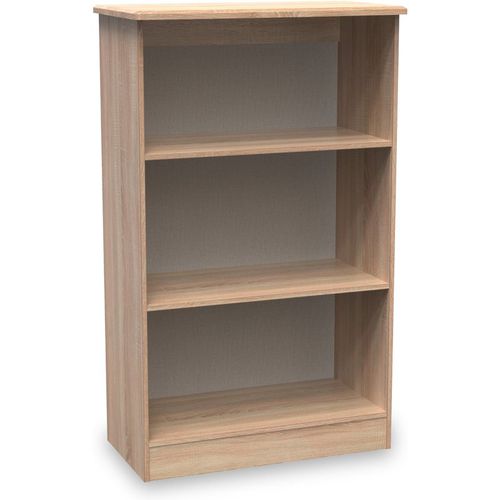 Beckett Contemporary 3 Shelf Bookcase | Cream White Black | Roseland